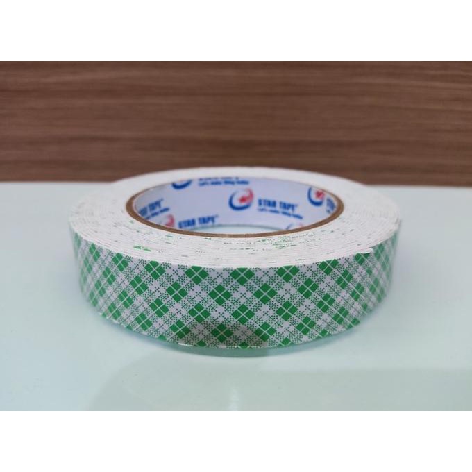 

Isolasi Double Tape EVA FOAM BATIK STAR TAPE 24 mm x 5 meter