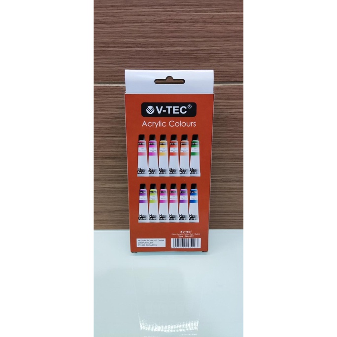 

Cat Acrylic Akrilik V-TEC NEON 12 Warna NA-612 6 ml
