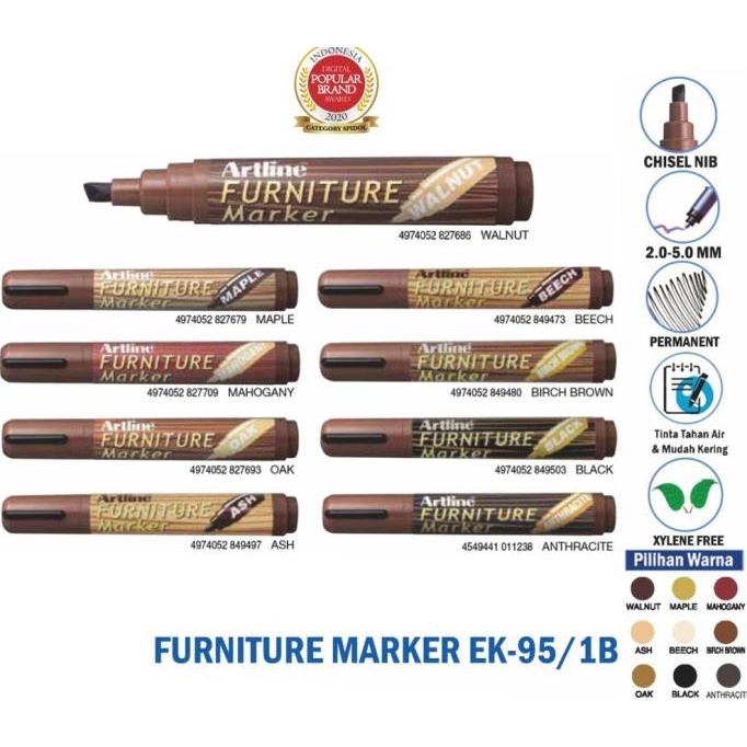 

Spidol Furniture Marker Artline EK-95