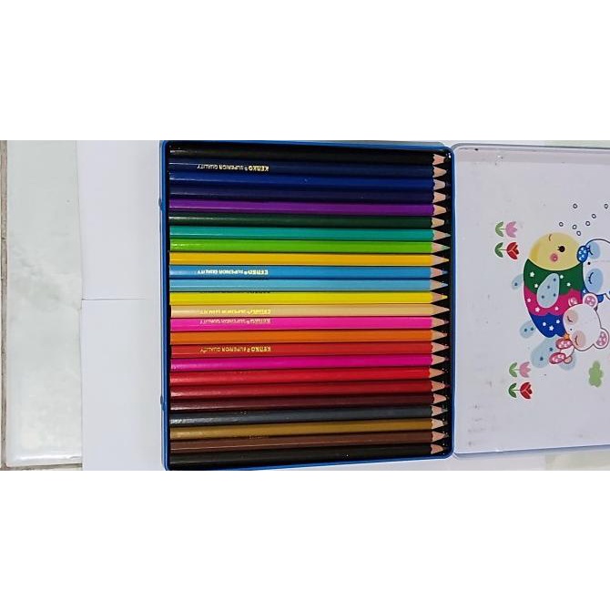 

OBRAL Pensil Warna KENKO 24 Warna Panjang Tin CP-24TC-IP