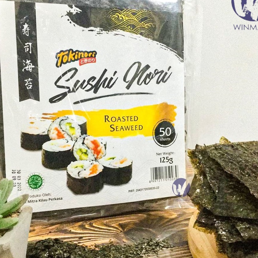 

✨Grosir✨ Tokinori Sushi Nori Seaweed Rumput Laut 50 sheets/lembar !!!