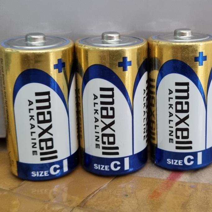 Terbaru Tipe C Lr14 / 1.5V/C Maxell Alkagold Original