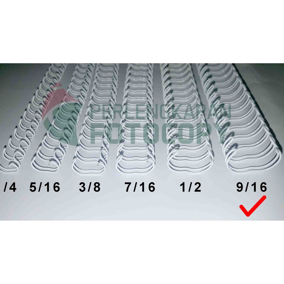 

Bagus Banget.. Spiral Kawat/ Ring kawat, 3:1 A4 - 9/16 TERMURAH HHB