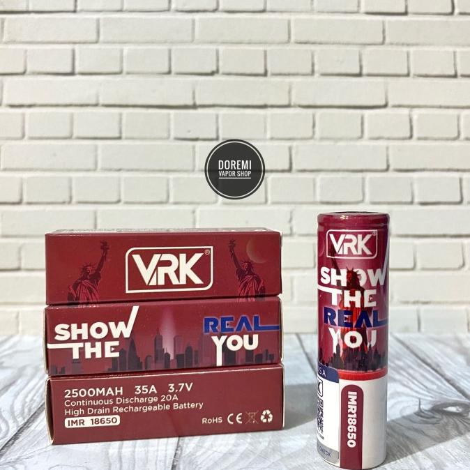 New Batre | Baterai 18650 Vrk 2500Mah - Original