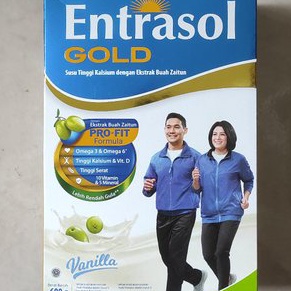 

Ready Stock.. Entrasol Gold 600gr / Kemasan Baru 580gr Vanila / Coklat 75