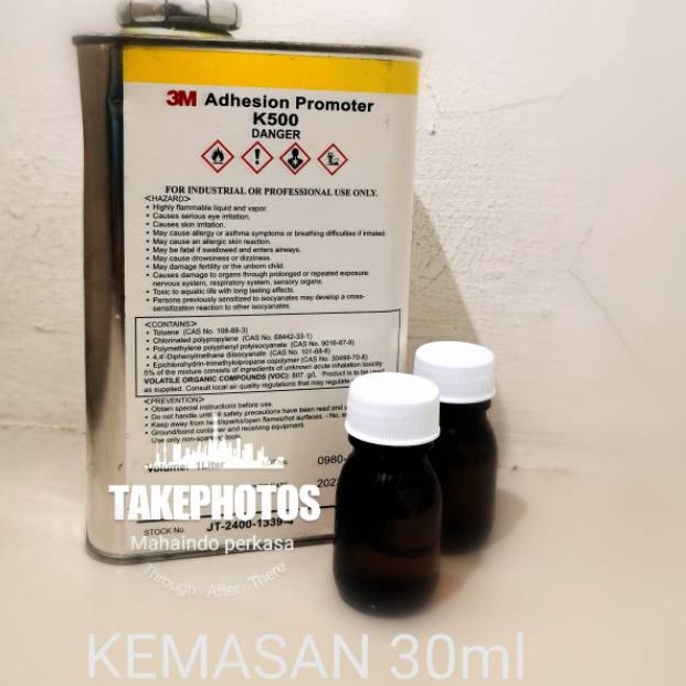 

Terkini Lem 3M K500 Adhesion Promoter Cairan Meningkatkan Daya Rekat Double Tape / Sticker /Stiker QSA