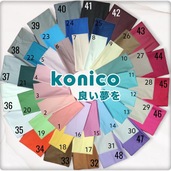 Promo Bahan Katun Sprei Kain Cvc Motif Polos | Meteran | Star Nikita Esra Ca