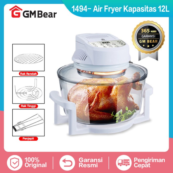Best Seller Gm Bear Halogen Oven 12L 1494 Air Fryer