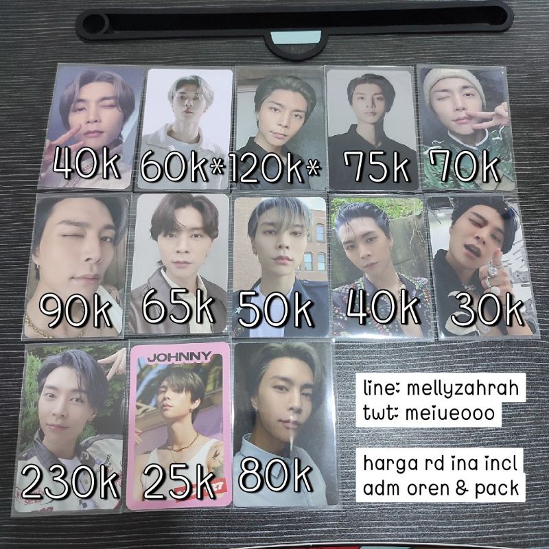 Photocard official Johnny Suh NCT Home NCT scratch wtmc lucky draw wtmc mumo ay-yo mumo favorite jap