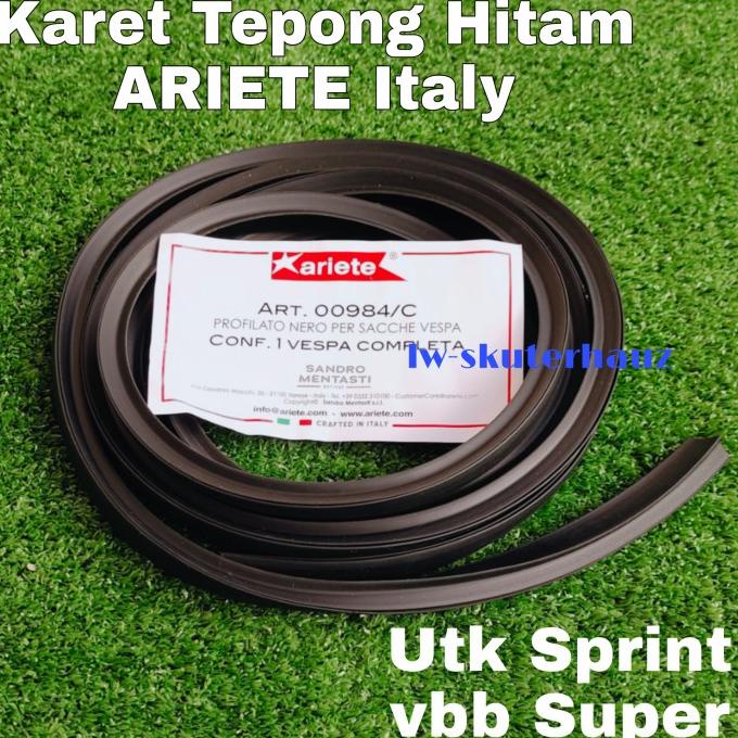 Karet Tepong Hitam Ariete Italy Utk Super Sprint Vbb Dkk Original
