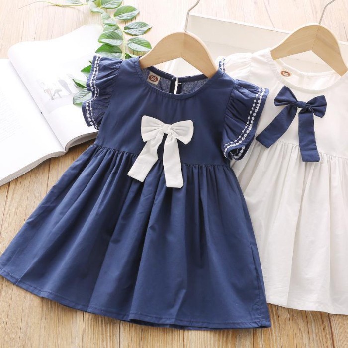 TERMURAH DRESS CARLA RIBBON EBV Baju Dress Anak Perempuan Import Dress anak