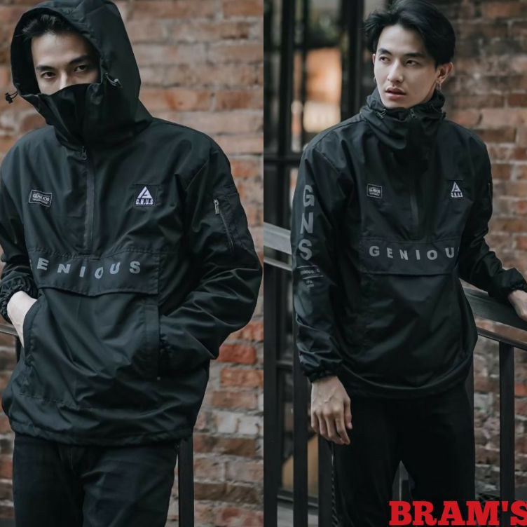 ☌➜✥ Jaket pria IKC 002 distro cbr Bandung hoodie dua sisi bolak balik keren grosir jaket cagoule eri