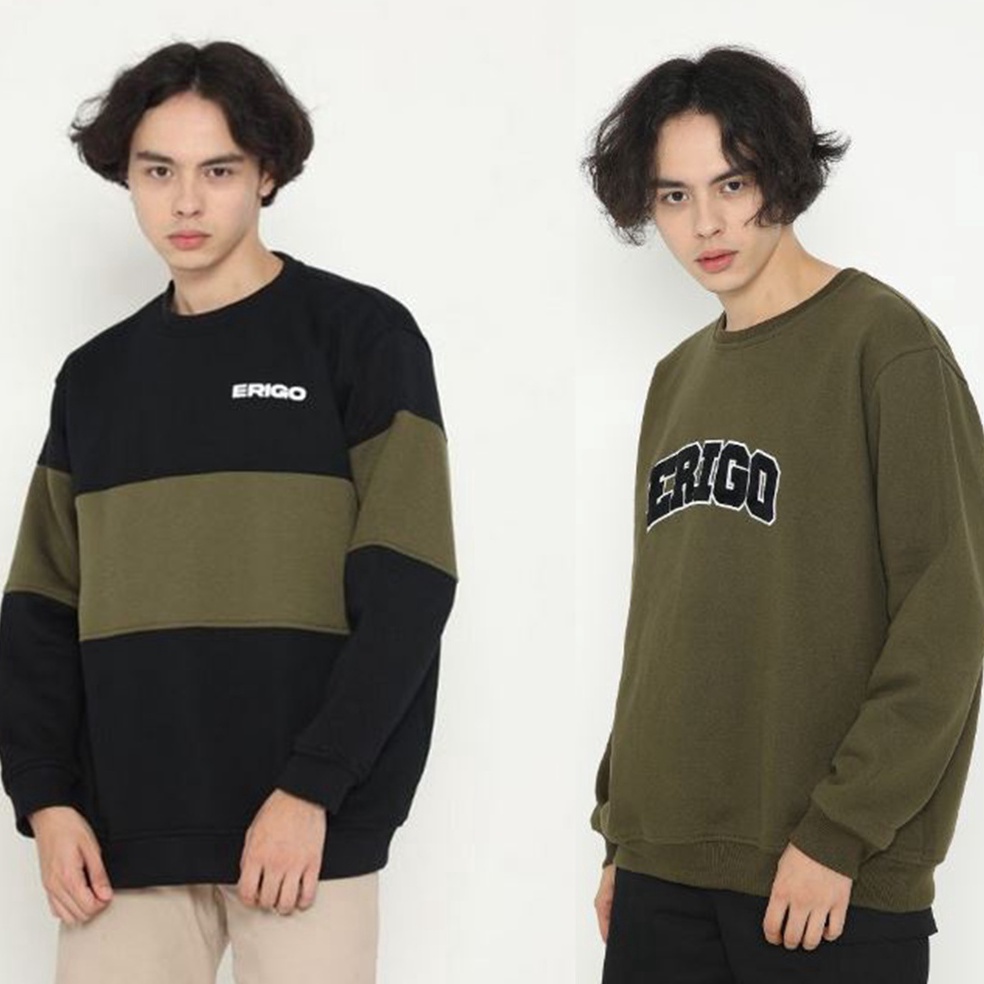 ギ Crewneck Erigo Pria dan Wanita - Sweater Erigo Pria dan Wanita - Sweatshirt Erigo Pria dan Wanita 