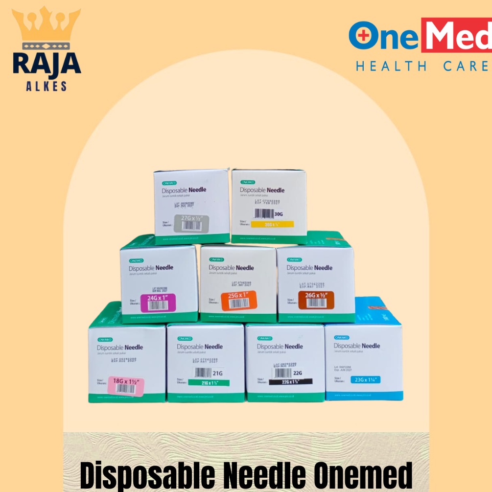 ➞Harga Promo✭ YCJ08 Needle Onemed No 18 21 22 23 24 25 26 27 30 G Nedle Onemed V58 Ready Stock