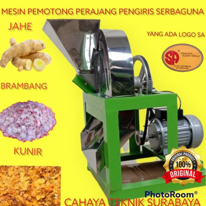 PROMO mesin pengiris pemotong brambang bawang listrik 200 watt