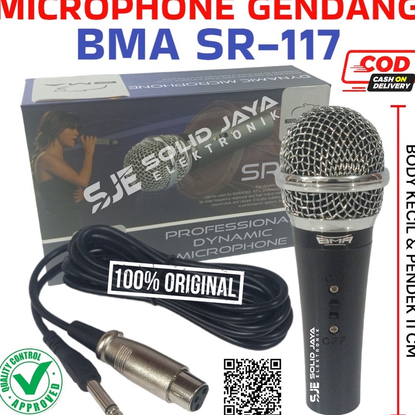 berkualitas MIC GENDANG BMA SR117 SR 117 KENDANG INSTRUMENT MIK DRUM KETIPUNG TAK DUT SR-117 MICROPH