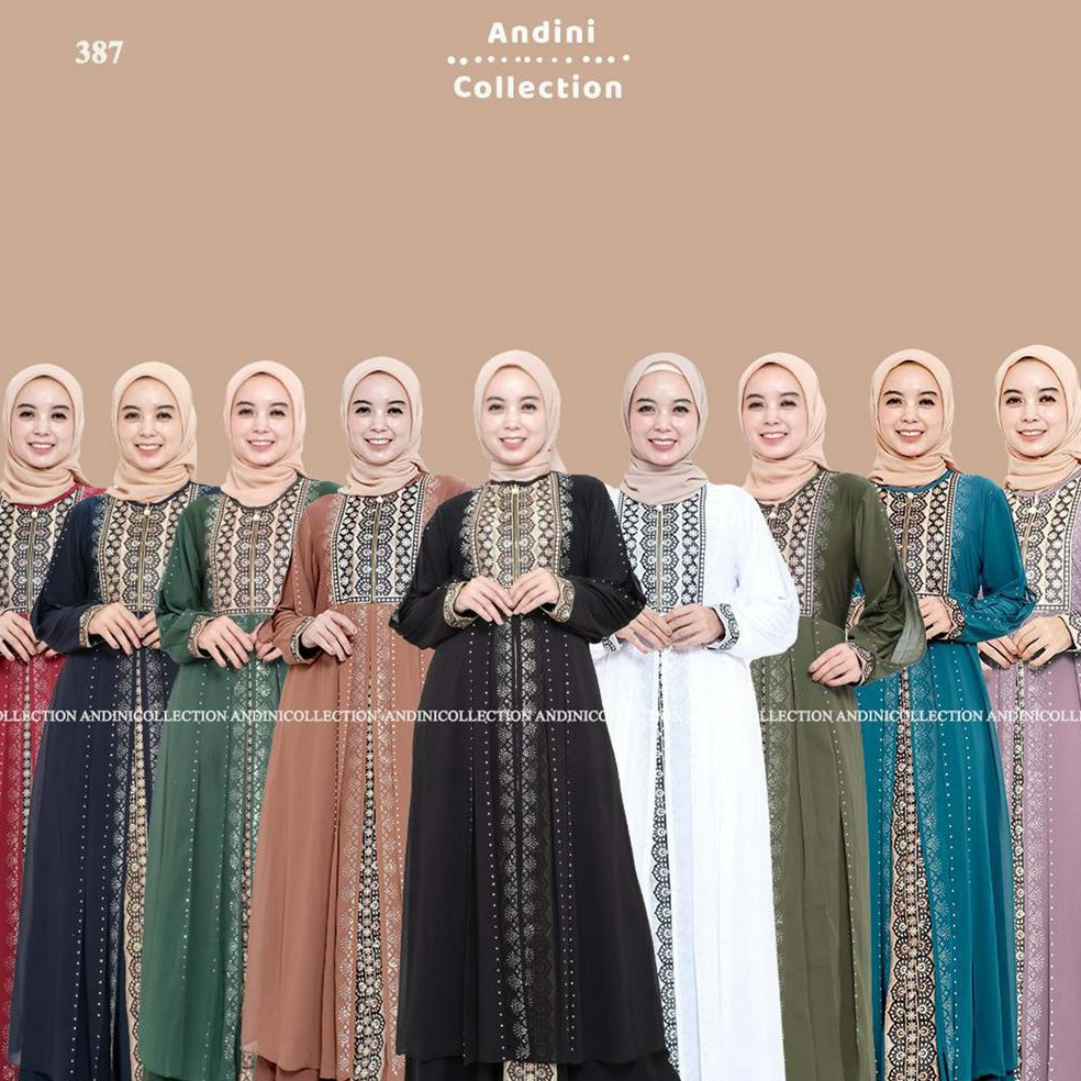 Pasti Ready Andinicollection Gamis Abaya Turki 387 Gamis Wanita Terbaru 2022 Top Discount