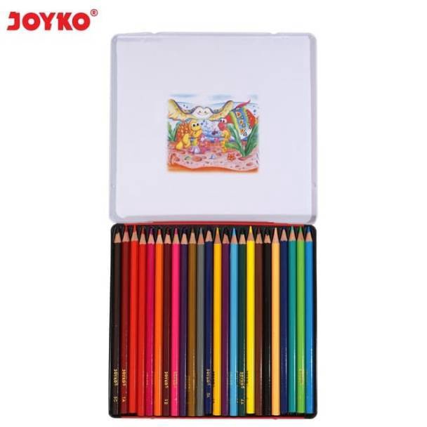 

Super promo PENSIL WARNA COLOR PENCIL KALENG 24 WARNA JOYKO QR0