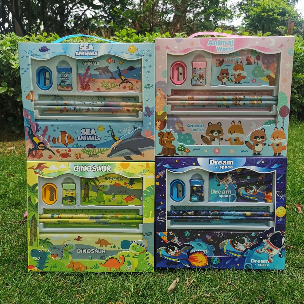 

Best Produk.. kotak pensil set notes / STUDY SET STATIONERY SET ALAT TULIS SEKOLAH ANAK SET ATK MOTIF 39