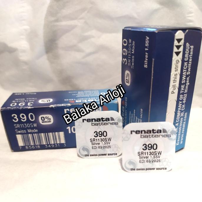 8.8 Sale Batre Jam Swatch Renata 390 Sr1130Sw Original Swiss