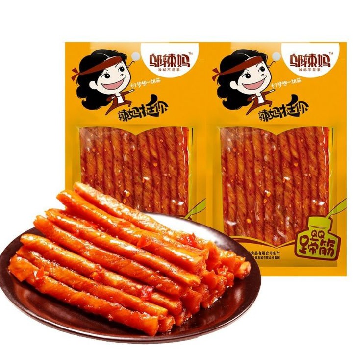 

➞Ready Stock✾↔ SRTER HALAL Wulama Gluten Spicy Mini 25Gr 邬辣妈素蹄筋小包装 C92 ➵Ready Stock