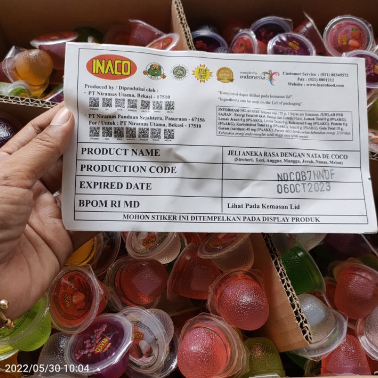 

Terkini❈ 0JCTR INACO MINI JELLY 1 KG MIX FRUIT 66 cups E77 ➽Dijual Murah