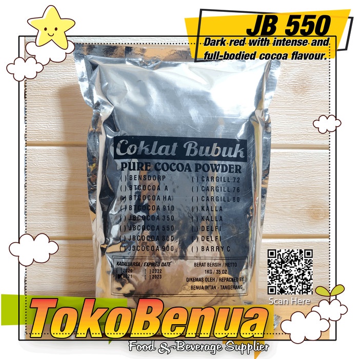 

Terlaris Pure Cocoa Powder Dark Bubuk Coklat Murni 1Kg