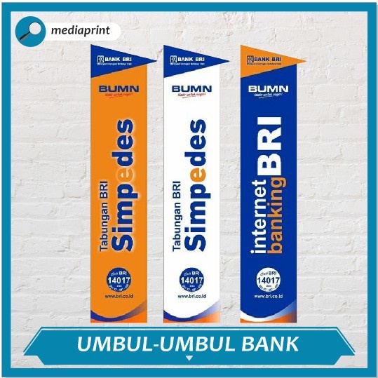 Umbul Umbul Bendera Kain Agen Bank Brilink Bca Bni46 Simpedes Tantinseller
