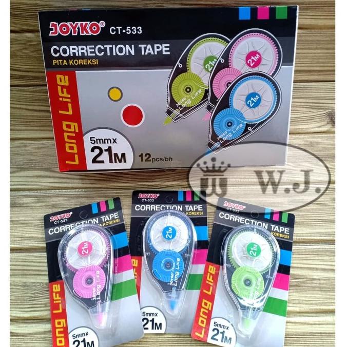 

Ready stock] Correction Tape JOYKO CT-533