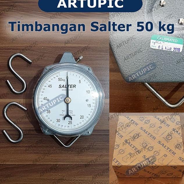 Timbangan Gantung Salter 50 Kg Jarum Original England Kalibrasi
