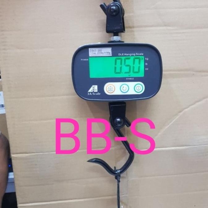 Timbangan Gantung,Timbangan Digital 200 Kg/ Timbangan Digital 200Kg