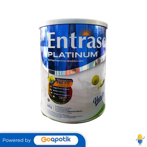 

Entrasol Platinum Rasa Vanila 800 Gram Kaleng