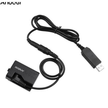 Original Andoer To Canon Dc Coupler Dummy Battery Lp-E10 Lp E10