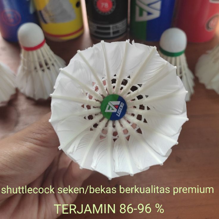 #Sale❆ TESOA SHUTTLECOCK SECOND/BEKAS KUALITAS PREMIUM TERJAMIN 86-96% 12 PCS L64 ↕Ready