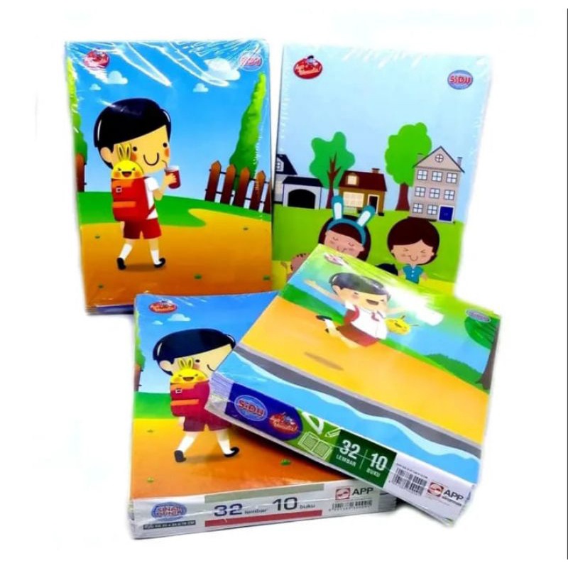 

Buku tulis SIDU 32 lembar 1 pack isi 10 pcs buku