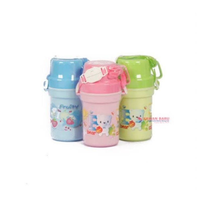 Botol Minum Anak Lion Star + Tali & Sedotan