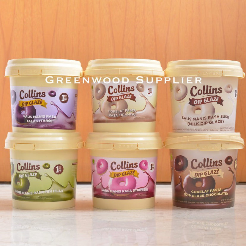 

✤Harga Termurah❉↔ J9IOG Collins Dip Glaze - 1KG (All Variant) P60 ✹Baru