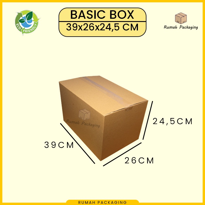

Kardus / Karton Box Packing Polos 39x26x24,5 cm