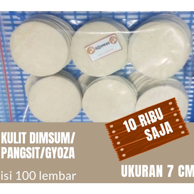 

Ready stock TBQ8M kulit dimsum/pangsit/gyoza isi 100 lembar ukuran 7 cm Q75 Terbaru