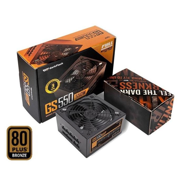 AIGO DarkFlash GS Series GS550 / GS 550 - 550W 80+ Bronze Full Modular