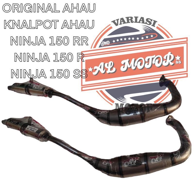 KNALPOT AHAU NEW NINJA 150R NINJA 150RR / KNALPOT NINJA 150 R/RR - GALVANIS ORIGINAL AHAU