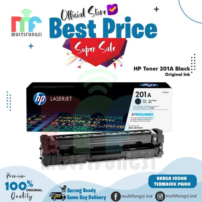 HP Black Toner 201A [CF400A] ORIGINAL 100% [GAK ORI UANG KEMBALI]