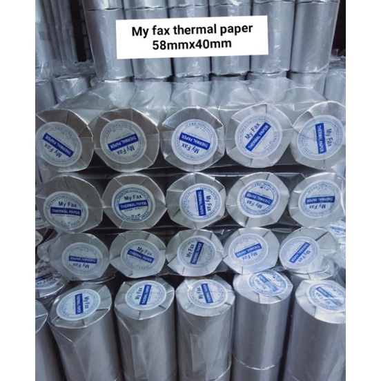 

☊Best Seller RKLTI KERTAS SETRUK THERMAL EDC UK 58mm x 40mm 1pak isi 10 roll/pcs H43 ✥Hot Sale