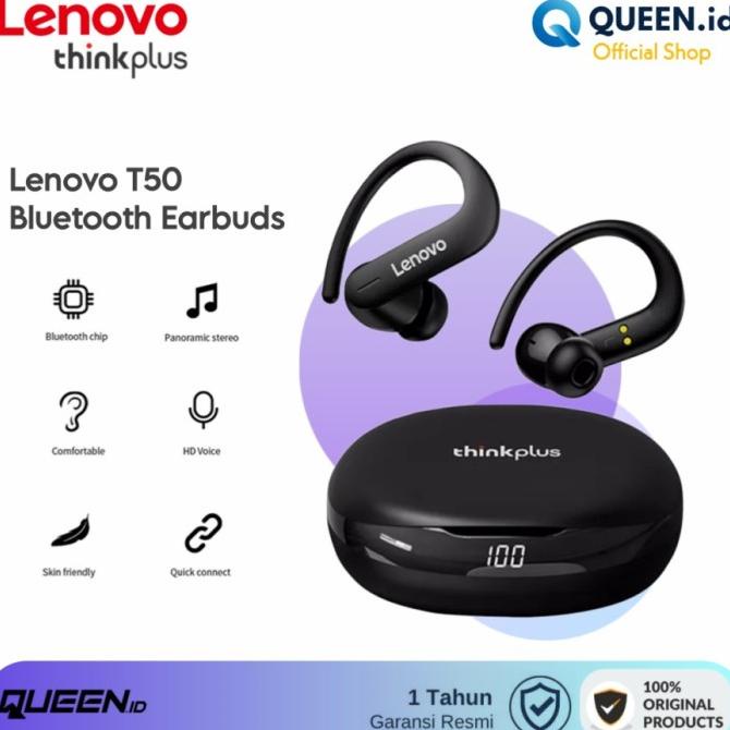Lenovo ThinkPlus T50 TWS True Wireless Bluetooth 5.2 Headset Earphone