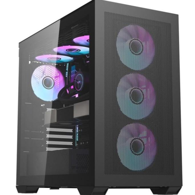 CASING DARKFLASH DLX4000 MESH BLACK - ATX, mATX - BLACK