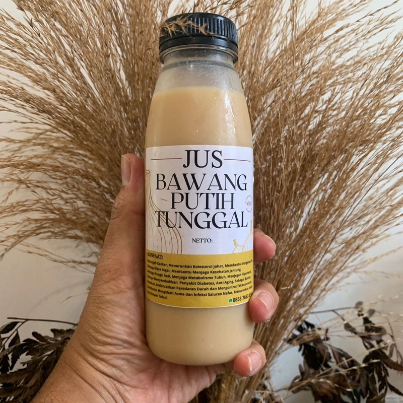

jus bawang putih tunggal / jus bawang putih tungga kampuang