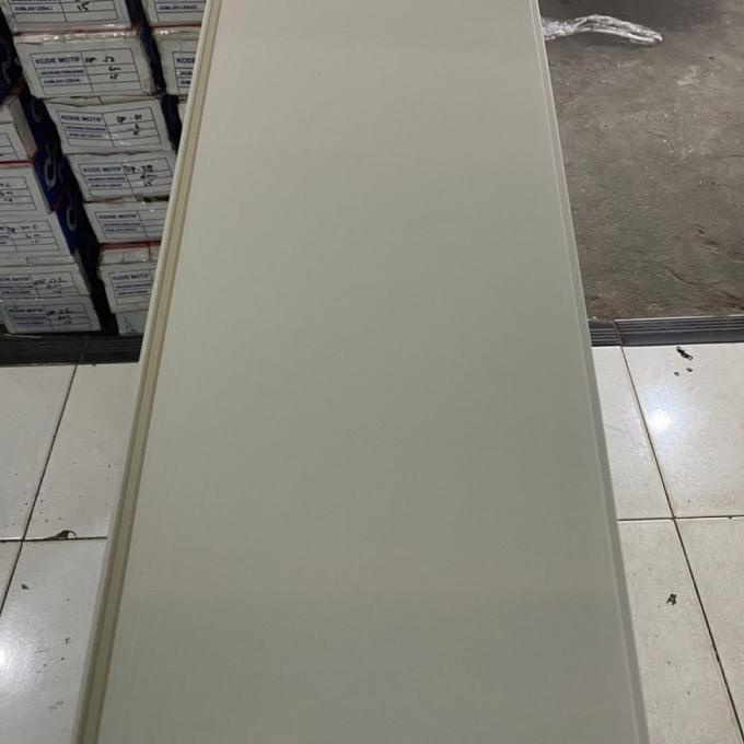 ] Plafon PVC putih polos glossy Denta Plafon DP 01