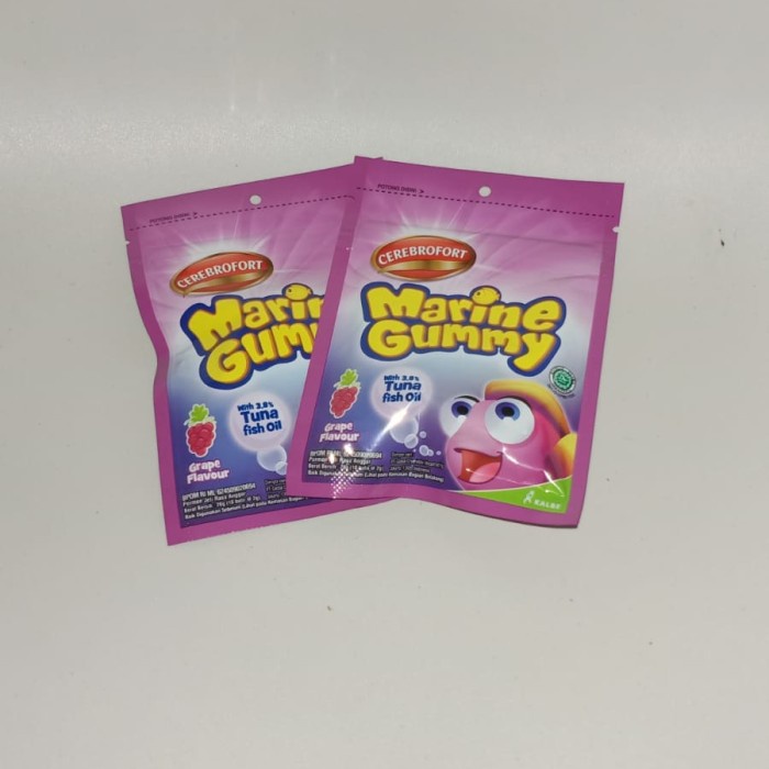 Permen jeli Cerebrofort Marine Gummy rasa anggur