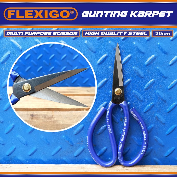 

Bestseller Gunting Karpet Serba Guna 20 Cm Flexigo
