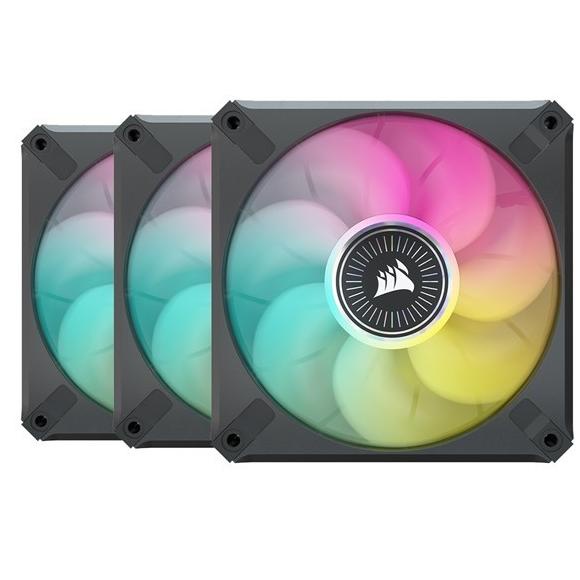 CORSAIR iCUE ML120 RGB ELITE PREMIUM PWM Magnetic - 12CM 3 PACK